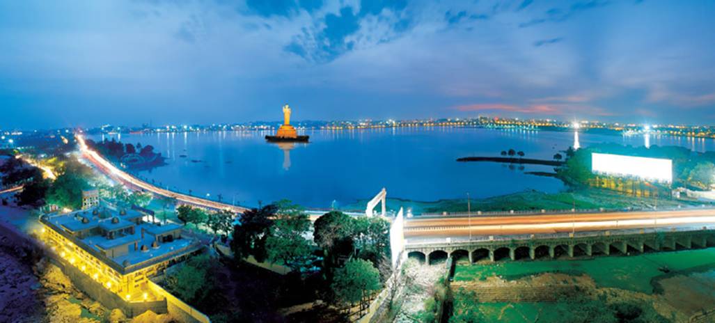 panaromic view from viceroy - tank bund & hussain sagar in backup.jpg